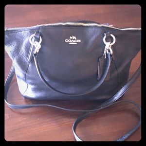 Black coach purse